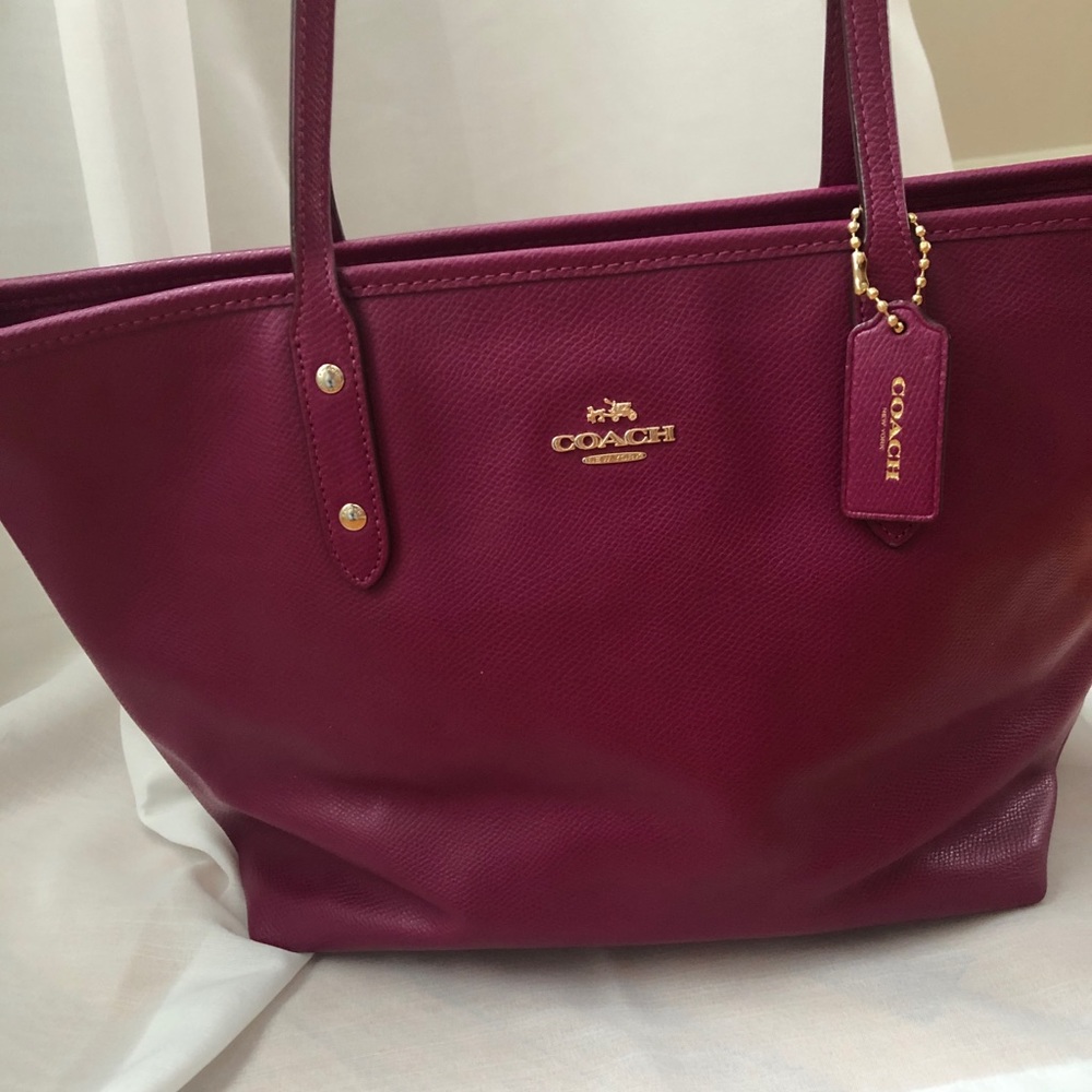 Coach Zip Top Tote